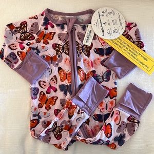 Little Sleepies Butterfly Kisses NWT